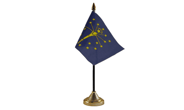 Indiana Table Flags